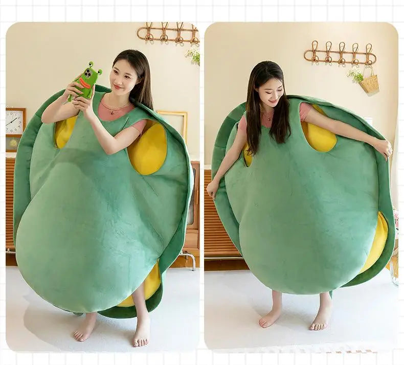 Wearable Turtle Shell Pillows