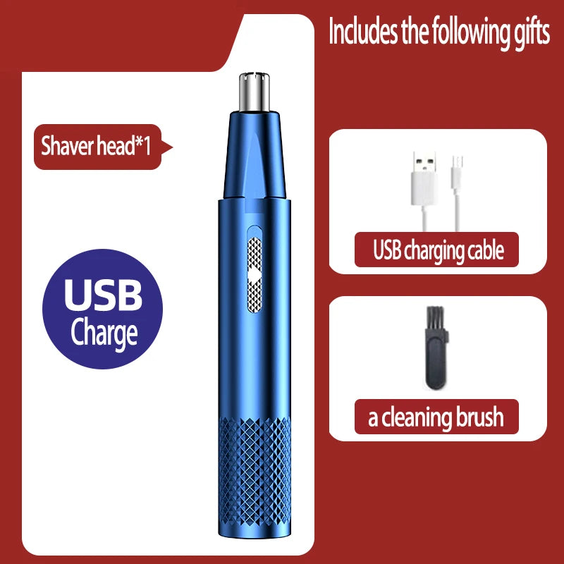 Electric Portable Men Mini Nose Hair Trimmer